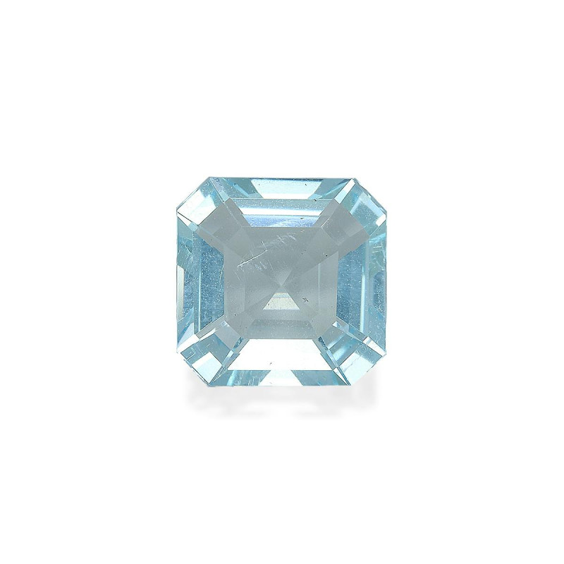 Aigue-Marine taille CARRÉ Bleu Ciel 2.95 carats