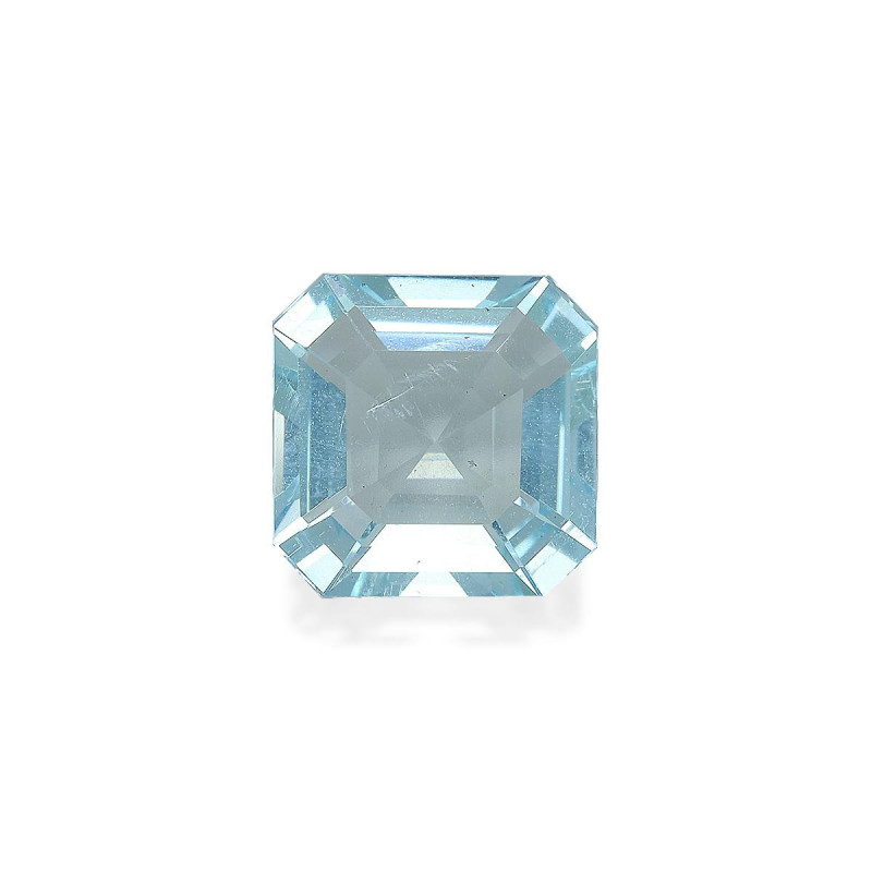 SQUARE-cut Aquamarine Sky Blue 2.95 carats