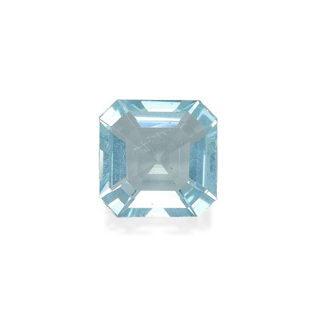 Boucles D'oreilles En Argent 925 Avec Zircone Aigue-marine Carrée 4mm - Clous Papillon Neufs