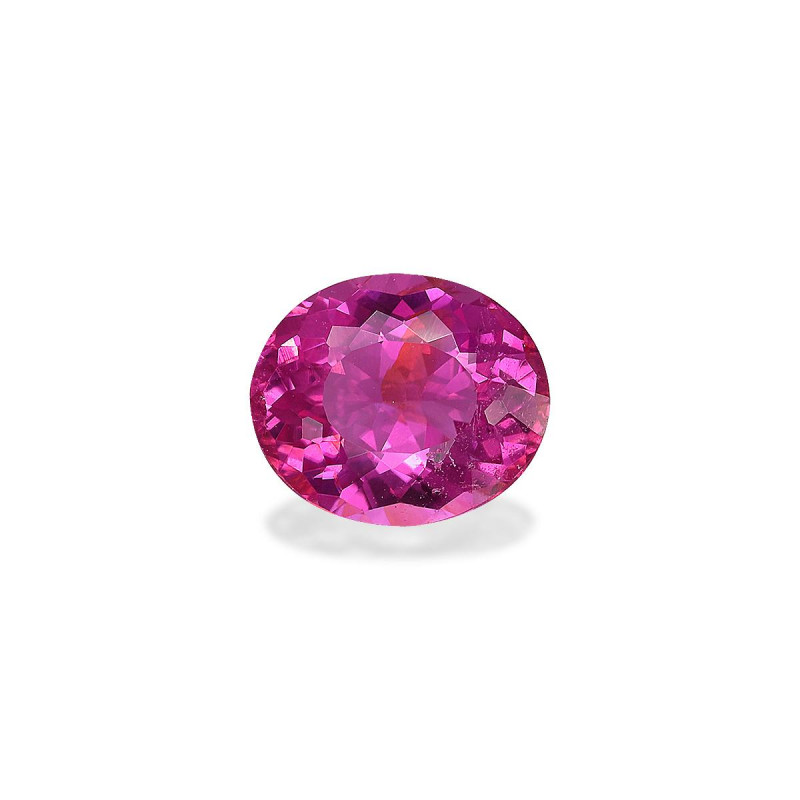 OVAL-cut Rubellite Tourmaline Fuscia Pink 1.80 carats