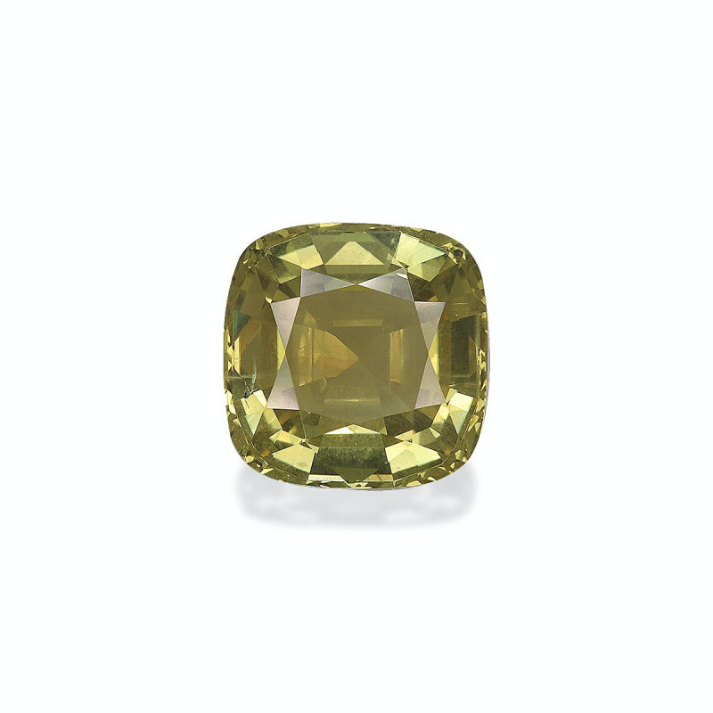 变石蓝晶石 taille 靠垫 橄榄绿 5.74 carats