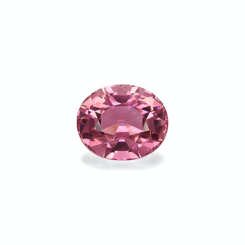 OVAL-cut Pink Tourmaline Flamingo Pink 39.91 carats