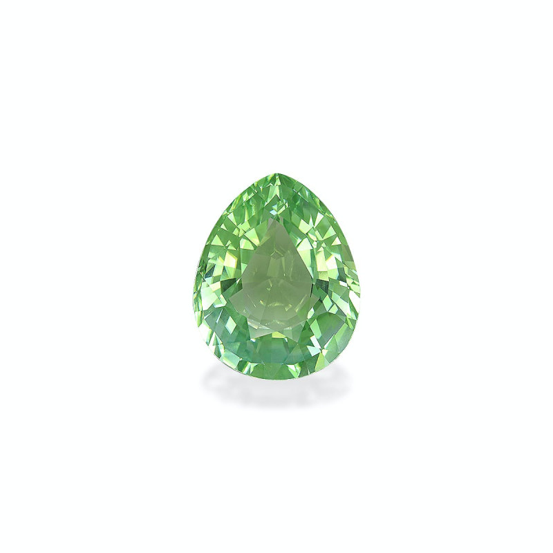 Tourmaline Verte taille Poire Lime Green 32.04 carats