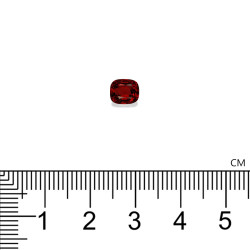 Rode spinel kussen geslepen Rood 1.17 karaat