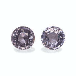 Spinelle gris taille ROND Gris Argent&eacute; 3.82 carats