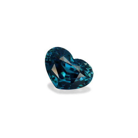 HEART-cut Blue Zircon Cobalt Blue 17.66 carats