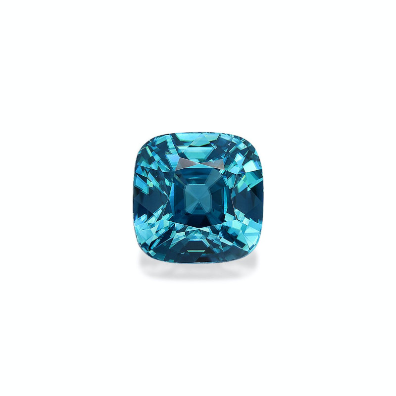 CUSHION-cut Blue Zircon Blue 15.58 carats