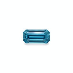 RECTANGULAR-cut Blue Zircon...