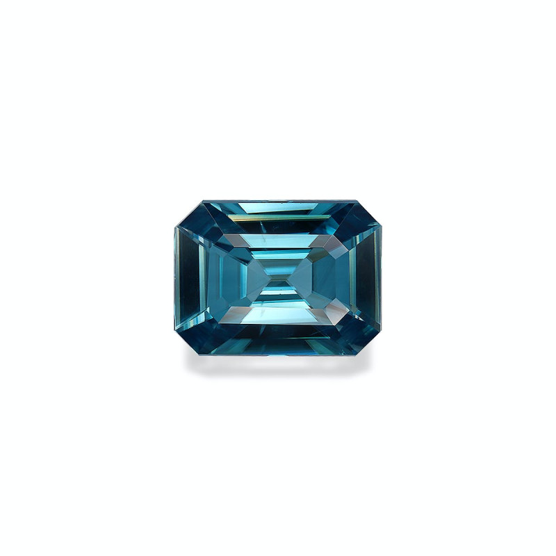 蓝锆石 taille 矩形的 蓝色 7.15 carats