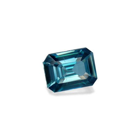 RECTANGULAR-cut Blue Zircon Blue 7.15 carats