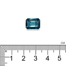 Blauwe Zirkoon rechthoekige snit Blauw 7.15 karaat