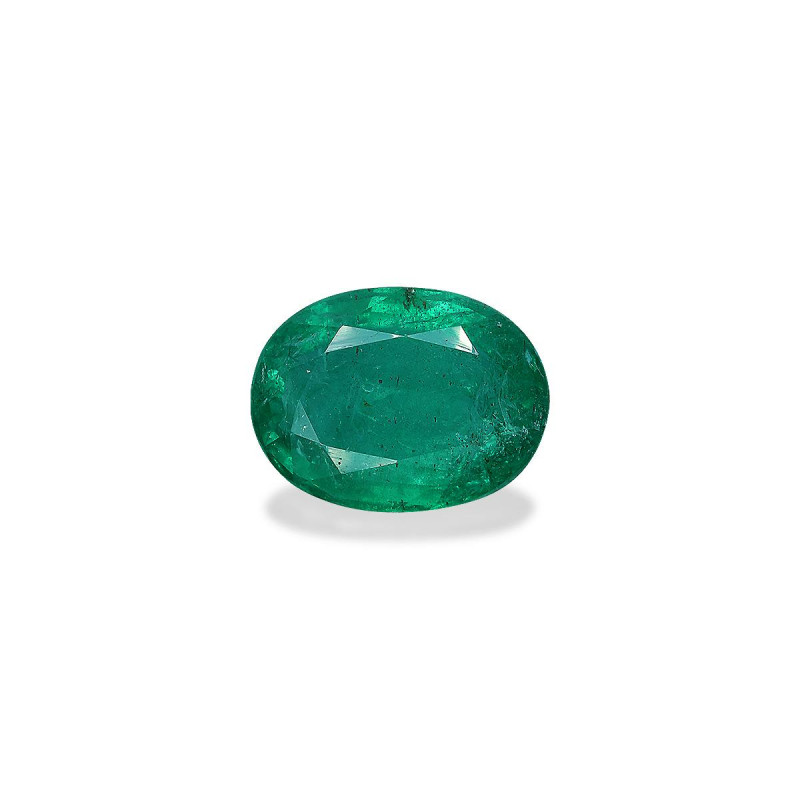 Emeraude de Zambie taille OVALE 绿色 6.31 carats