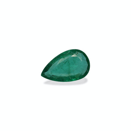 Pear-cut Zambian Emerald Green 2.90 carats