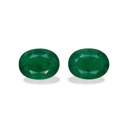 Smaragd aus Sambia lengte OVAL Gr&uuml;n 13.52 karaten