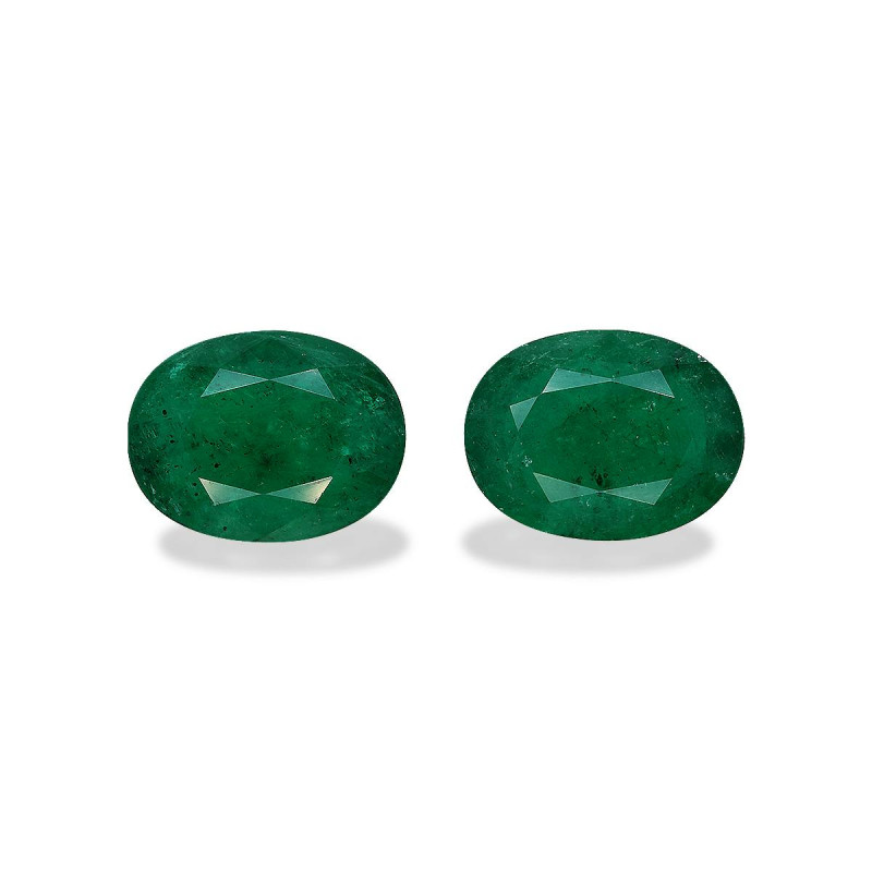 OVAL-cut Zambian Emerald Green 13.52 carats