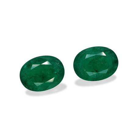 OVAL-cut Zambian Emerald Green 13.52 carats