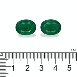 Smaragd aus Sambia lengte OVAL Gr&uuml;n 13.52 karaten