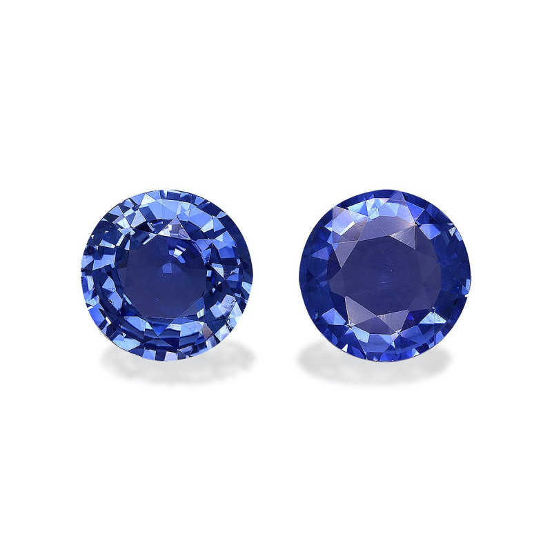 Saphir bleu taille ROND Bleu 2.73 carats