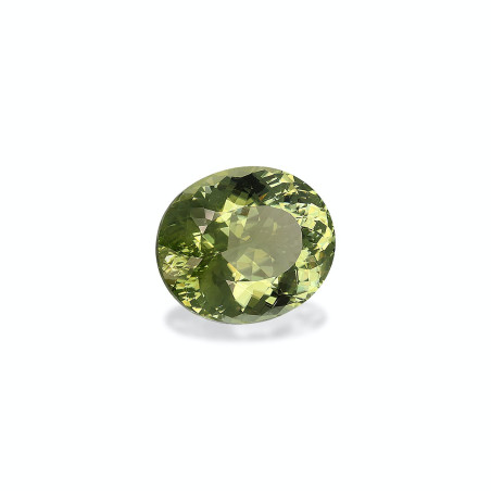 Turmalina Cobre taille OVALE Lime Green 10.68 carats