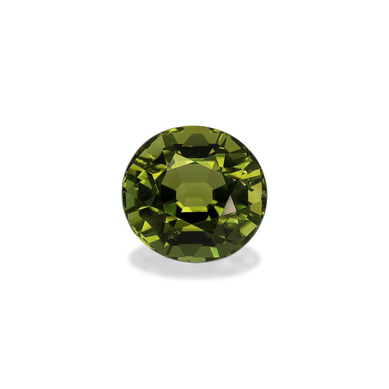 Kupfer-Turmalin lengte OVAL Limettengrün 29.04 karaten
