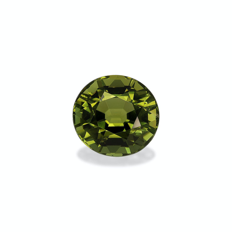 OVAL-cut Cuprian Tourmaline Lime Green 29.04 carats