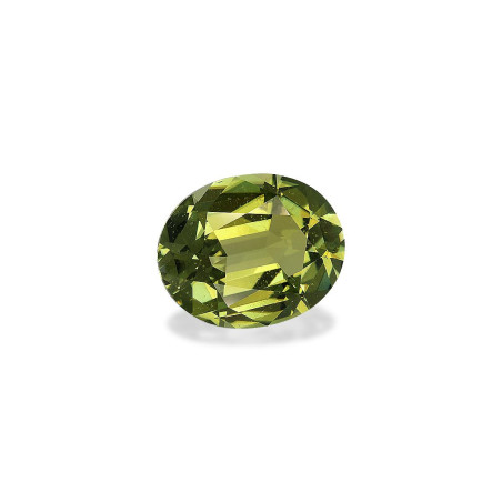 Turmalina Cobre taille OVALE Lime Green 21.03 carats