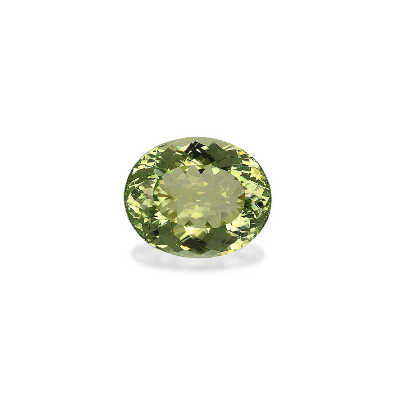OVAL-cut Cuprian Tourmaline Olive Green 6.33 carats