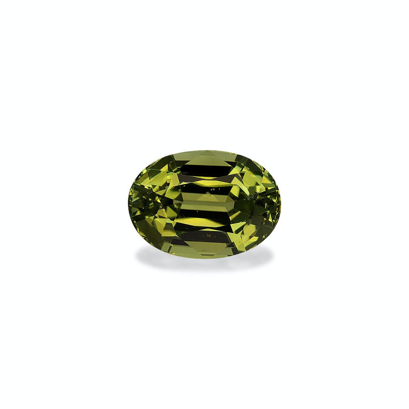 Tourmaline Cuivre taille OVALE Vert Pistache 10.95 carats