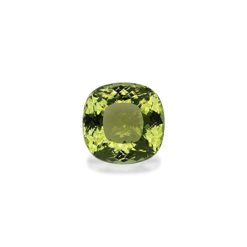 CUSHION-cut Cuprian Tourmaline Lime Green 23.59 carats