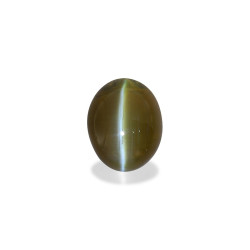 Kattenoog (chrysoberyl) OVALE snit Goudgeel 3,44 karaat