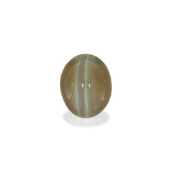 Kattenoog (chrysoberyl) OVALE snit Goudgeel 3,44 karaat