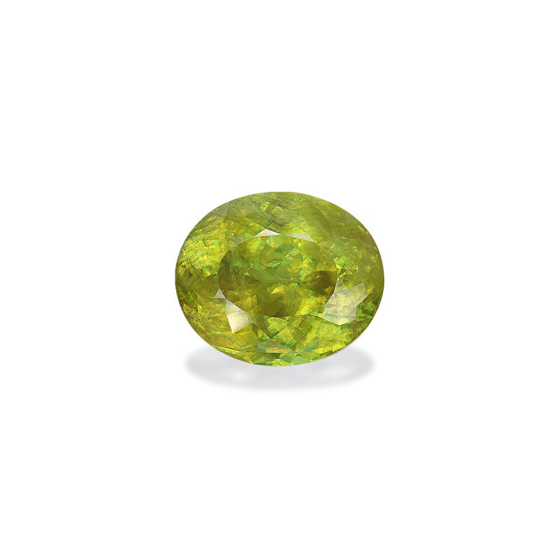 Sphene taille OVALE Lime Green 12.40 carats