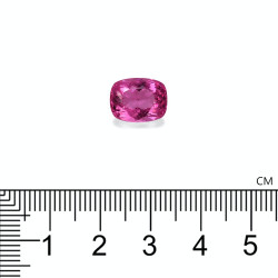 Rubelliet kussen geslepen Fuscia Roze 3,99 karaat