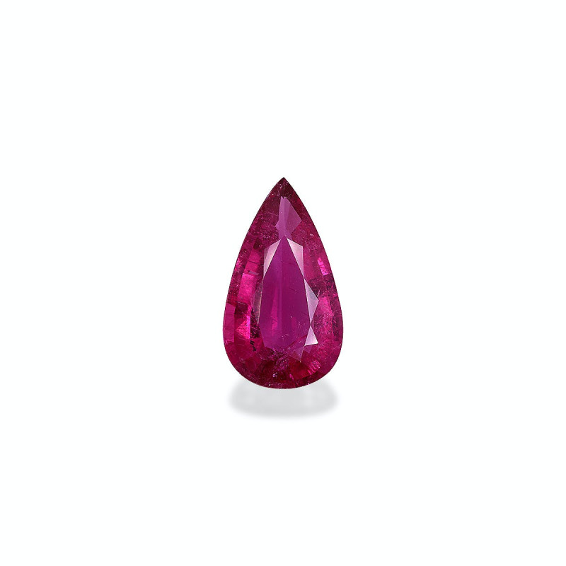 红碧榴石 taille 梨子 紫红色粉红 16.93 carats