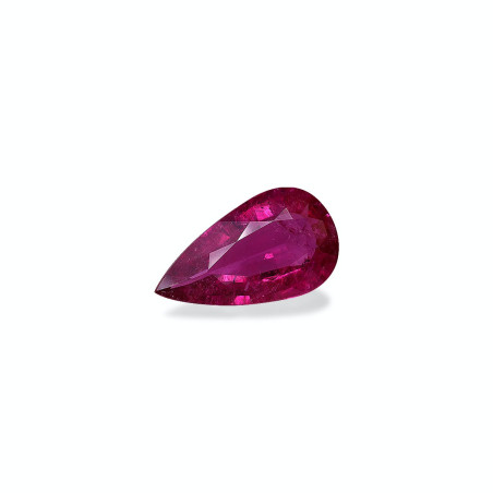 Pear-cut Rubellite Tourmaline Fuscia Pink 16.93 carats
