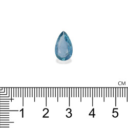 Peervormige IJsblauwe Aquamarijn van 1,89 karaat