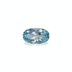 Aquamarin lengte OVAL Blau...