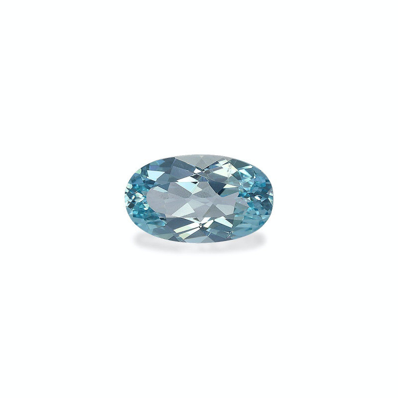 Aquamarin lengte OVAL Blau 1.77 karaten