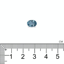 Ovale geslepen Ice Blue Aquamarijn van 1,08 karaat