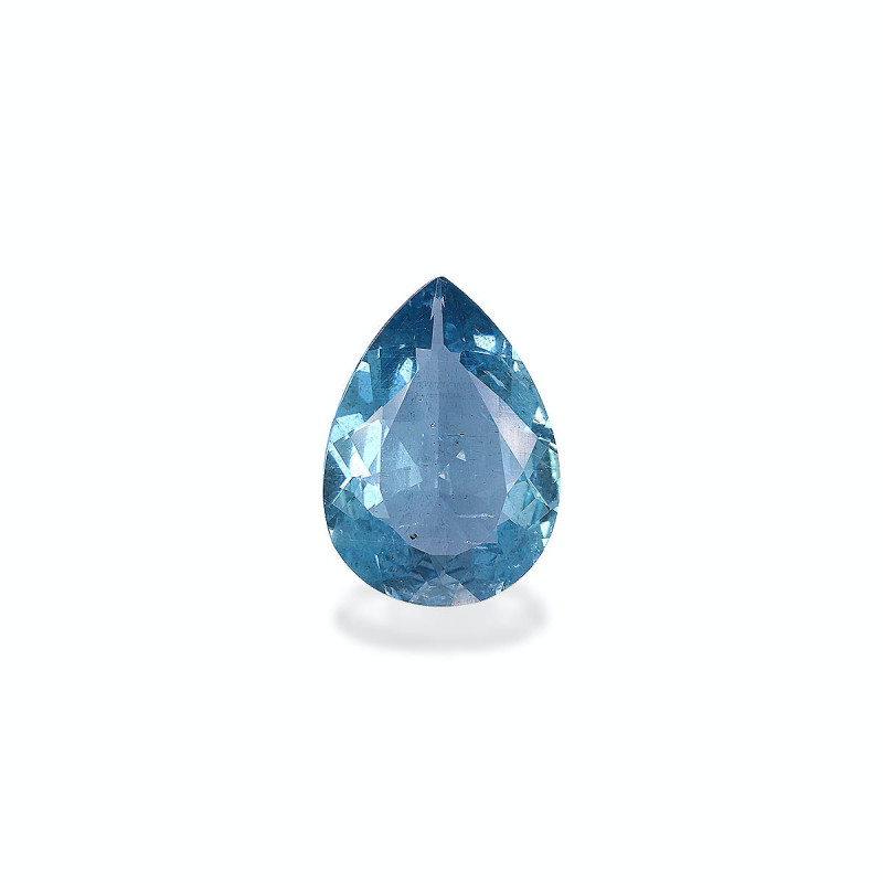 Aquamarin lengte Birne Blau 4.36 karaten