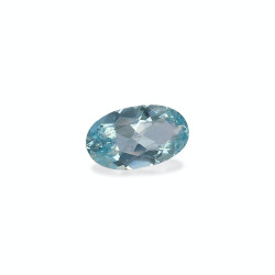 Ovaal geslepen Baby Blauwe Aquamarijn van 1,59 karaat