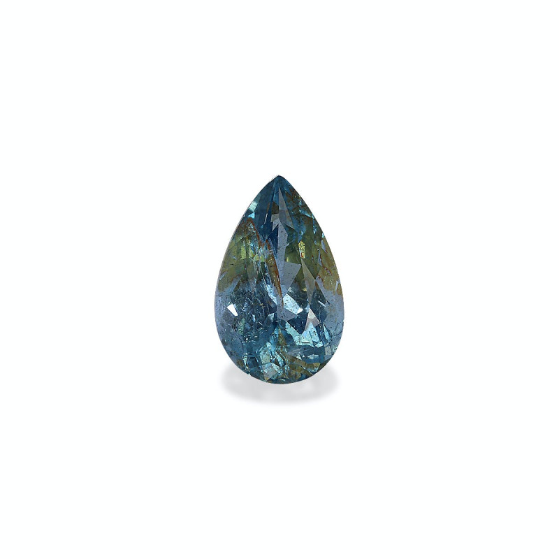 Pear-cut Aquamarine Ice Blue 1.86 carats