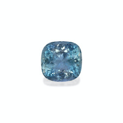 CUSHION-cut Aquamarine Blue...