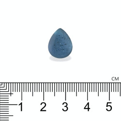 Peervormige IJsblauwe Aquamarijn van 6,35 karaat