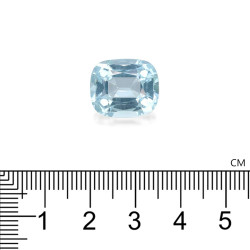 Kussen geslepen Aquamarijn Baby Blauw 10.52 karaat