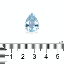 Peervormige Baby Blauwe Aquamarijn van 8,62 karaat