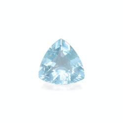 Trilliant-cut Aquamarine...