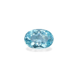 OVAL-cut Aquamarine Blue...