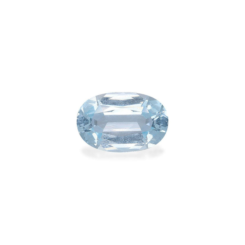 OVAL-cut Aquamarine Baby Blue 5.71 carats