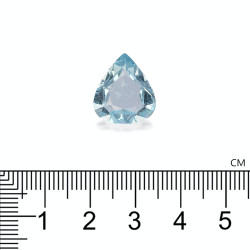 Peervormige Baby Blauwe Aquamarijn van 7.00 karaat